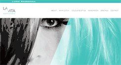 Desktop Screenshot of lavitahairstudio.com